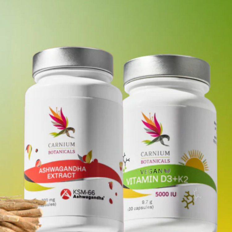 Ashwagandha extract + D3+K2 vitamin -10%