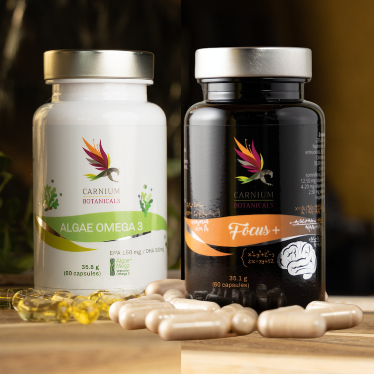 Focus+ és Algae Omega 3 -10%