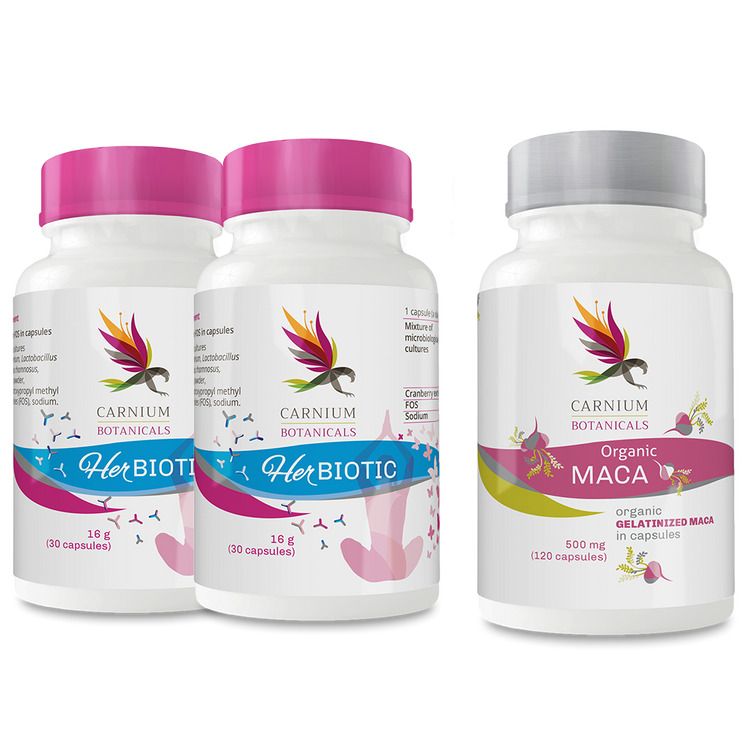 2x Her Biotic + Bio Zselatinizált Maca Gratis